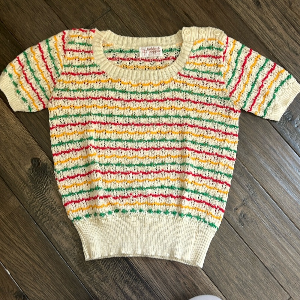 Vintage Knit Top by Beldoch Popper